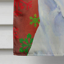Load image into Gallery viewer, Great Dane Red Green Snowflakes Christmas Flag Canvas House Size
