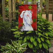Load image into Gallery viewer, Great Dane Red and Green Snowflakes Holiday Christmas Garden Flag – Decorative Outdoor Yard Flag