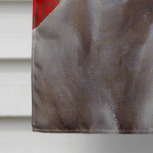 Load image into Gallery viewer, Weimaraner Red Green Snowflakes Christmas Flag Canvas House Size