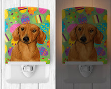 Load image into Gallery viewer, Dachshund Easter Eggtravaganza Ceramic Night Light LH9402CNL