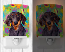 Load image into Gallery viewer, Dachshund Easter Eggtravaganza Ceramic Night Light LH9403CNL