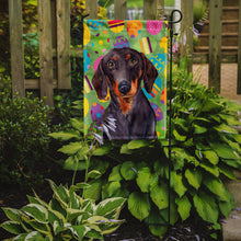 Load image into Gallery viewer, Dachshund Easter Eggtravaganza Garden Flag - Outdoor Decorative Yard Flag