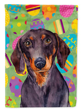 Load image into Gallery viewer, Dachshund Easter Eggtravaganza Garden Flag - Outdoor Decorative Yard Flag