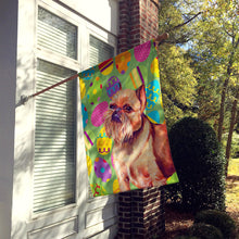Load image into Gallery viewer, Brussels Griffon Easter Eggtravaganza Flag Canvas House Size