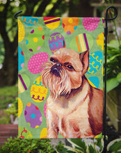 Load image into Gallery viewer, Brussels Griffon Easter Eggtravaganza Garden Flag - Outdoor Decorative Yard Flag