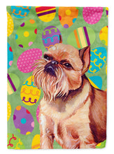 Load image into Gallery viewer, Brussels Griffon Easter Eggtravaganza Garden Flag - Outdoor Decorative Yard Flag