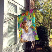 Load image into Gallery viewer, Australian Shepherd Easter Eggtravaganza Flag Canvas House Size