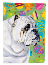 Load image into Gallery viewer, Bulldog English Easter Eggtravaganza Flag Canvas House Size