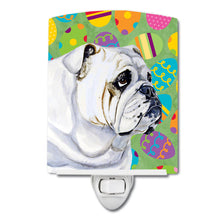 Load image into Gallery viewer, Bulldog English Easter Eggtravaganza Ceramic Night Light LH9409CNL