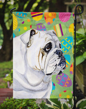 Load image into Gallery viewer, Bulldog English Easter Eggtravaganza Garden Flag - Outdoor Decorative Yard Flag