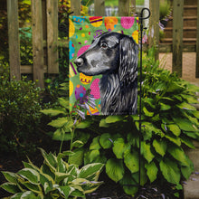 Load image into Gallery viewer, Flat Coated Retriever Easter Eggtravaganza Garden Flag - Outdoor Decorative Yard Flag