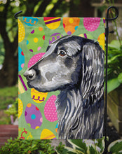 Load image into Gallery viewer, Flat Coated Retriever Easter Eggtravaganza Garden Flag - Outdoor Decorative Yard Flag