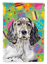 Load image into Gallery viewer, English Setter Easter Eggtravaganza Flag Canvas House Size