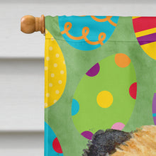 Load image into Gallery viewer, Border Terrier Easter Eggtravaganza Flag Canvas House Size