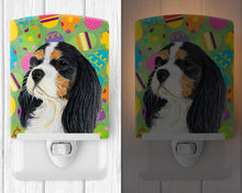 Load image into Gallery viewer, Cavalier Spaniel Easter Eggtravaganza Ceramic Night Light LH9414CNL