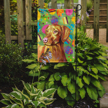 Load image into Gallery viewer, Vizsla Easter Eggtravaganza Garden Flag - Outdoor Decorative Yard Flag