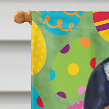 Load image into Gallery viewer, Basset Hound Easter Eggtravaganza Flag Canvas House Size