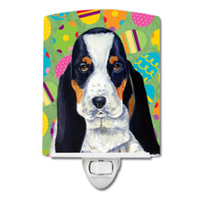 Load image into Gallery viewer, Basset Hound Easter Eggtravaganza Ceramic Night Light LH9419CNL