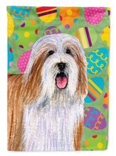 Load image into Gallery viewer, Bearded Collie Easter Eggtravaganza Flag Canvas House Size