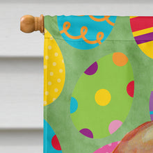 Load image into Gallery viewer, Basset Hound Easter Eggtravaganza Flag Canvas House Size