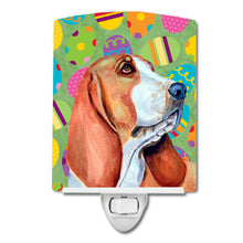 Load image into Gallery viewer, Basset Hound Easter Eggtravaganza Ceramic Night Light LH9422CNL