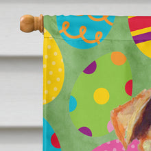 Load image into Gallery viewer, Airedale Easter Eggtravaganza Flag Canvas House Size