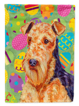 Load image into Gallery viewer, Airedale Easter Eggtravaganza Garden Flag - Outdoor Decorative Yard Flag
