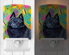 Load image into Gallery viewer, Schipperke Easter Eggtravaganza Ceramic Night Light LH9429CNL