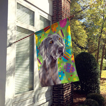 Load image into Gallery viewer, Weimaraner Easter Eggtravaganza Flag Canvas House Size