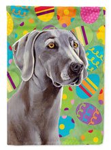 Load image into Gallery viewer, Weimaraner Easter Eggtravaganza Garden Flag - Outdoor Decorative Yard Flag