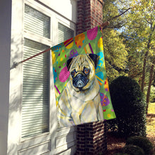 Load image into Gallery viewer, Pug Easter Eggtravaganza Flag Canvas House Size