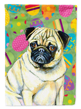 Load image into Gallery viewer, Pug Easter Eggtravaganza Flag Canvas House Size