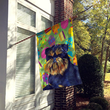 Load image into Gallery viewer, Brussels Griffon Easter Eggtravaganza Flag Canvas House Size