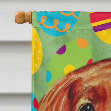 Load image into Gallery viewer, Irish Setter Easter Eggtravaganza Flag Canvas House Size