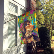 Load image into Gallery viewer, Dachshund Easter Eggtravaganza Flag Canvas House Size