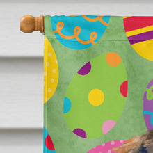 Load image into Gallery viewer, Dachshund Easter Eggtravaganza Flag Canvas House Size
