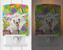 Load image into Gallery viewer, Chinese Crested Easter Eggtravaganza Ceramic Night Light LH9437CNL