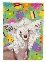 Load image into Gallery viewer, Chinese Crested Easter Eggtravaganza Garden Flag - Outdoor Decorative Yard Flag