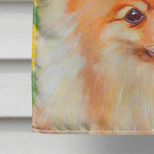 Load image into Gallery viewer, Pomeranian Easter Eggtravaganza Flag Canvas House Size