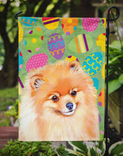 Load image into Gallery viewer, Pomeranian Easter Eggtravaganza Garden Flag - Outdoor Decorative Yard Flag