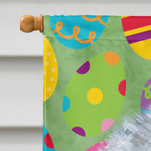 Load image into Gallery viewer, Old English Sheepdog Easter Eggtravaganza Flag Canvas House Size
