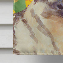Load image into Gallery viewer, Norwegian Elkhound Easter Eggtravaganza Flag Canvas House Size