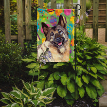 Load image into Gallery viewer, Norwegian Elkhound Easter Eggtravaganza Garden Flag - Outdoor Decorative Yard Flag