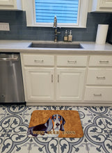 Load image into Gallery viewer, Basset Hound Wipe your Paws Machine Washable Memory Foam Mat LH9448RUG