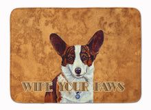 Load image into Gallery viewer, Cardigan Corgi Wipe your Paws Machine Washable Memory Foam Mat LH9451RUG