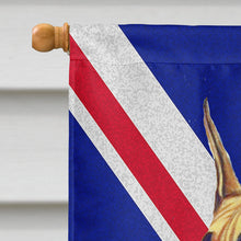 Load image into Gallery viewer, Great Dane with English Union Jack British Flag Flag Canvas House Size LH9464CHF