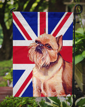 Load image into Gallery viewer, Brussels Griffon with English Union Jack British Flag Garden Flag – Decorative Outdoor Yard Flag LH9466GF