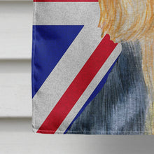 Load image into Gallery viewer, Silky Terrier with English Union Jack British Flag Flag Canvas House Size LH9468CHF