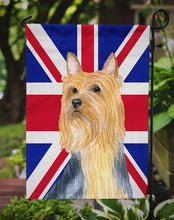 Load image into Gallery viewer, Silky Terrier with English Union Jack British Flag Garden Flag - Outdoor Decorative Yard Flag LH9468GF