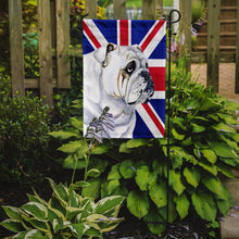 Load image into Gallery viewer, English Bulldog with English Union Jack British Flag Garden Flag - Outdoor Decorative Yard Flag